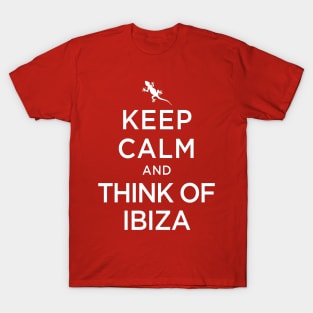 Keep Calm And Think Of Ibiza: Lizard T-Shirt